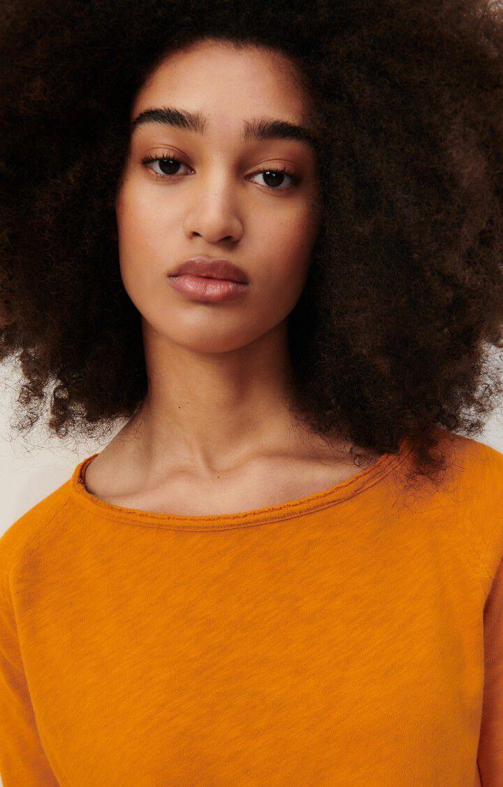 American Vintage T-shirt Femme Sonoma - NECTARINE VINTAGE 70 Manches Longues Orange - H23