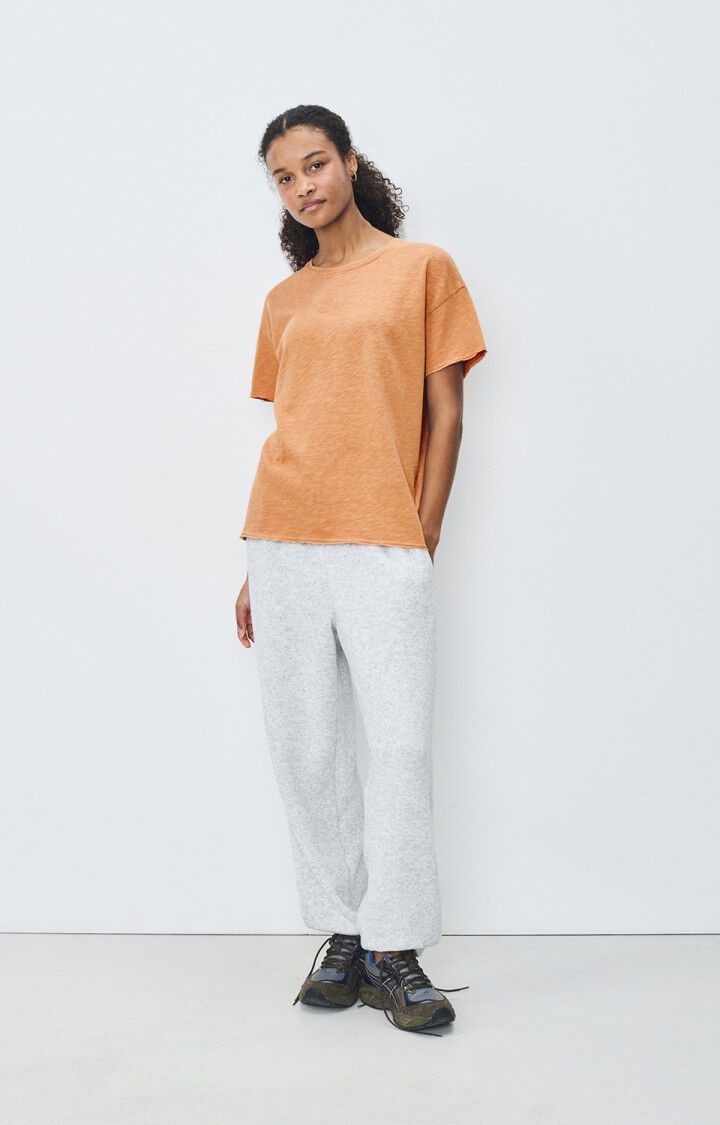 american vintage T-shirt femme Sonoma - NOISETIER VINTAGE 14 Manches courtes Marron - E25