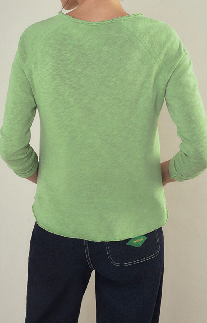 American Vintage T-shirt Femme Sonoma - OPALE VINTAGE 70 Manches Longues Vert - H22