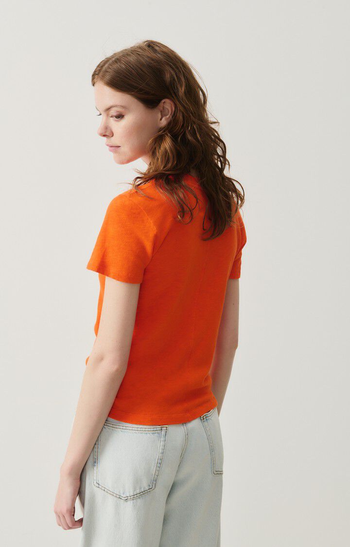 American Vintage T-shirt Femme Sonoma - ORANGE VINTAGE 17 Manches Courtes Orange - H24