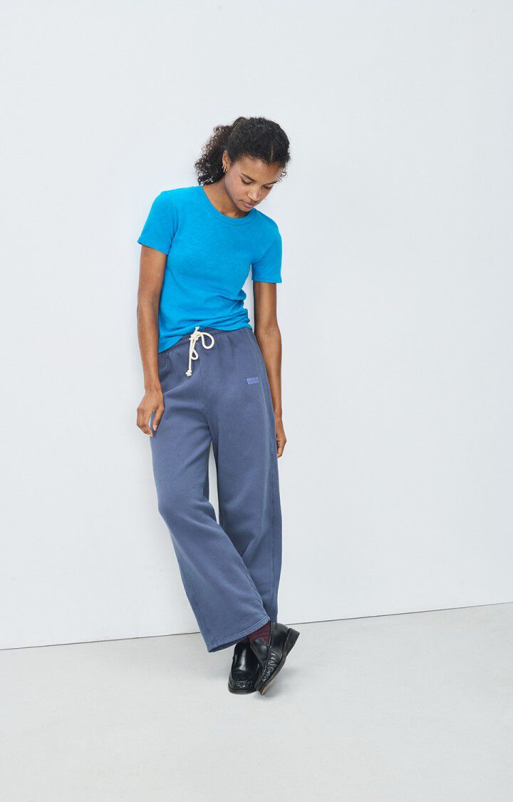 American Vintage T-shirt Femme Sonoma - PARADISE VINTAGE 17 Manches Courtes Bleu - E25