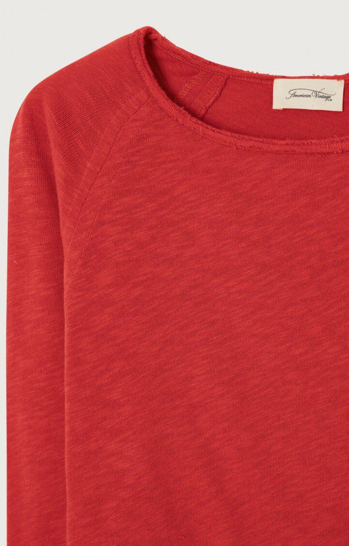 American Vintage T-shirt Femme Sonoma - PASSION VINTAGE Rouge - E23B