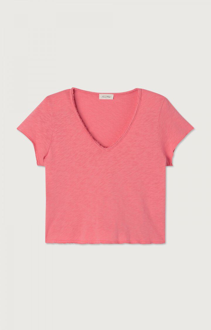 american vintage T-shirt femme Sonoma - PETUNIA VINTAGE 14 Manches courtes Rose - H22B