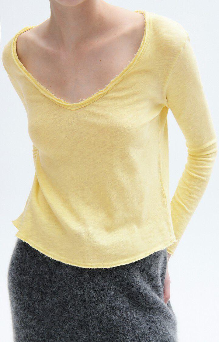 American Vintage T-shirt Femme Sonoma - PISTACHIO VINTAGE 60 Manches Longues Vert - E23