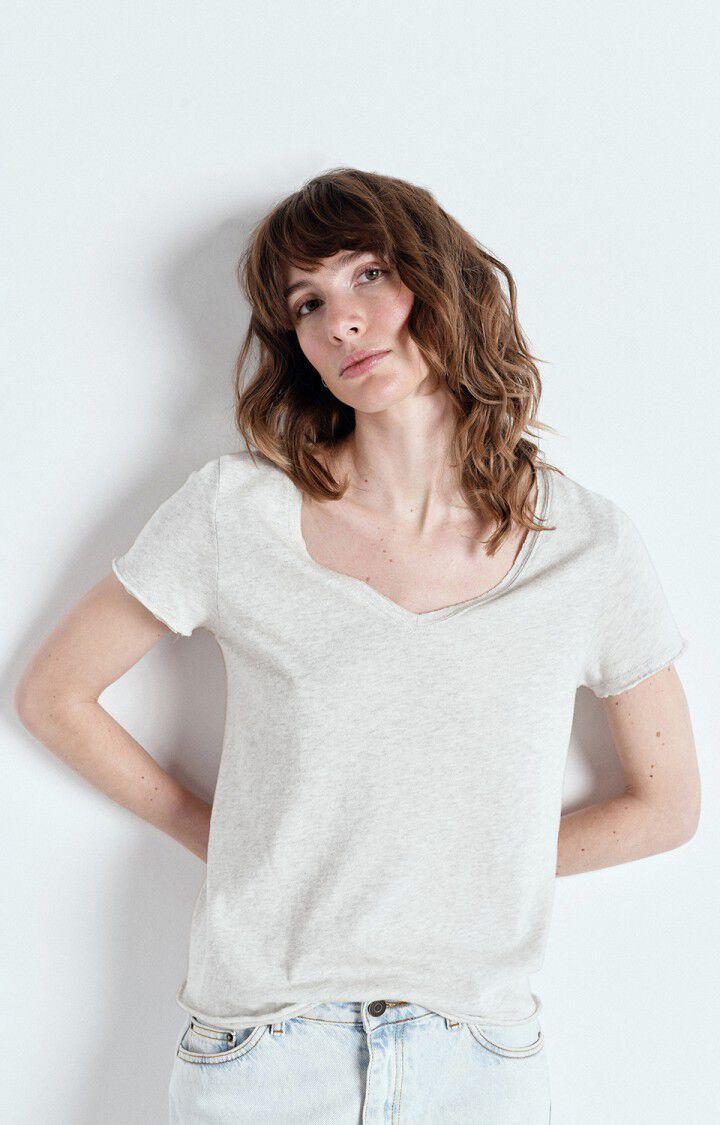 american vintage T-shirt femme Sonoma - POLAIRE CHINE 16 Manches courtes Gris - E25