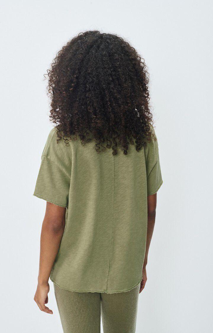 American Vintage T-shirt Femme Sonoma - RIVE VINTAGE 14 Manches Courtes Vert - E25