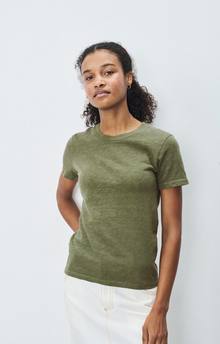 american vintage T-shirt femme Sonoma - TORTUE VINTAGE 17 Manches courtes Vert - E25