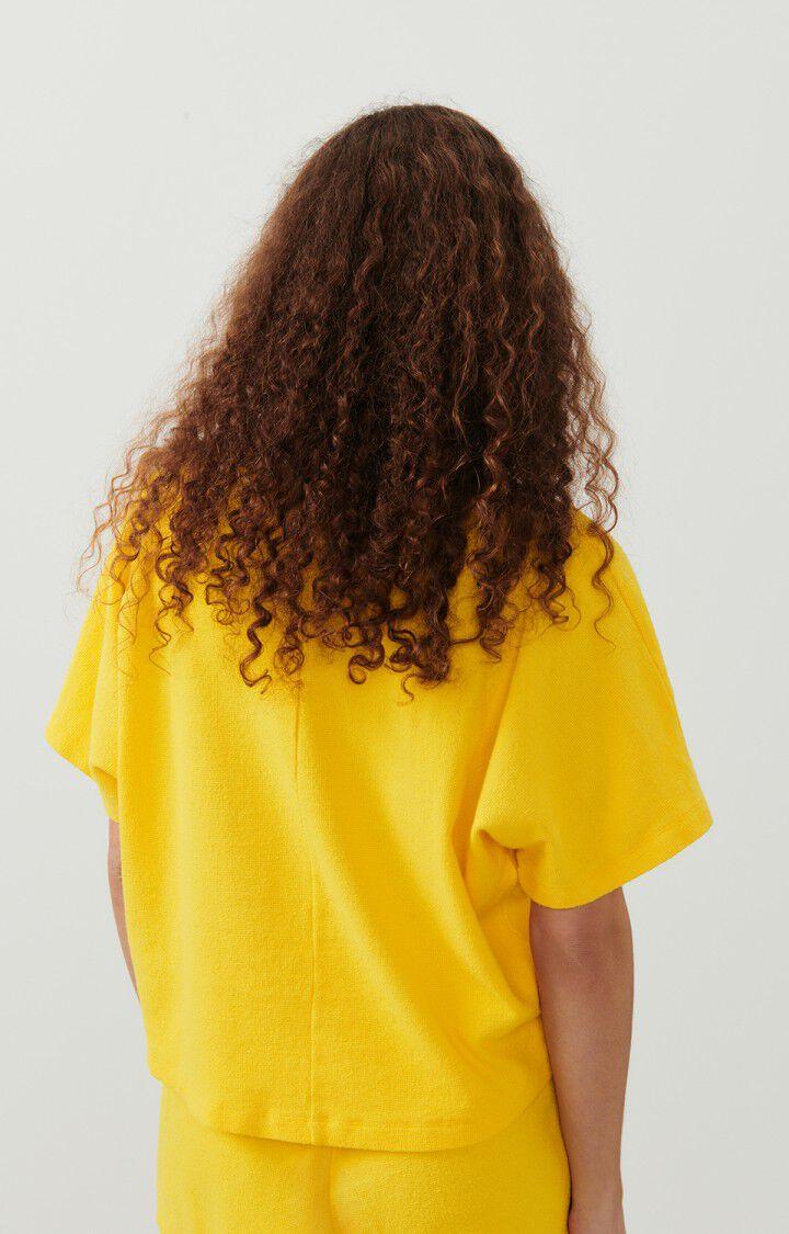 American Vintage T-shirt Femme Sotto - POLLEN 28 Manches Courtes Jaune - E24