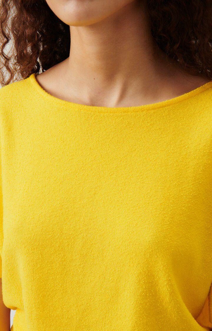 American Vintage T-shirt Femme Sotto - POLLEN 28 Manches Courtes Jaune - E24