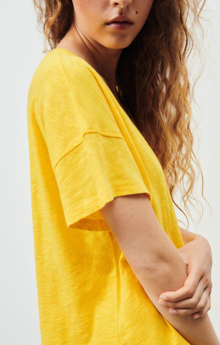American Vintage T-shirt Femme Sully - POLLEN 10 Manches Courtes Jaune - E24