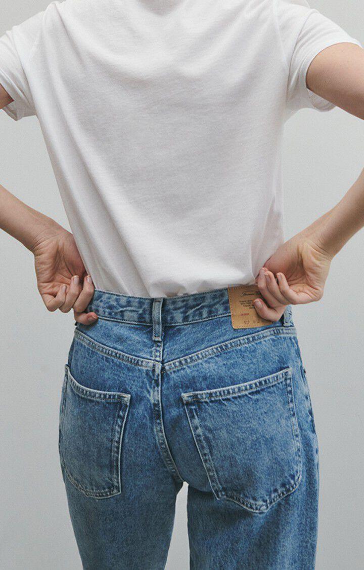American Vintage T-shirt Femme Vegiflower - BLANC 17 Manches Courtes Blanc - E24