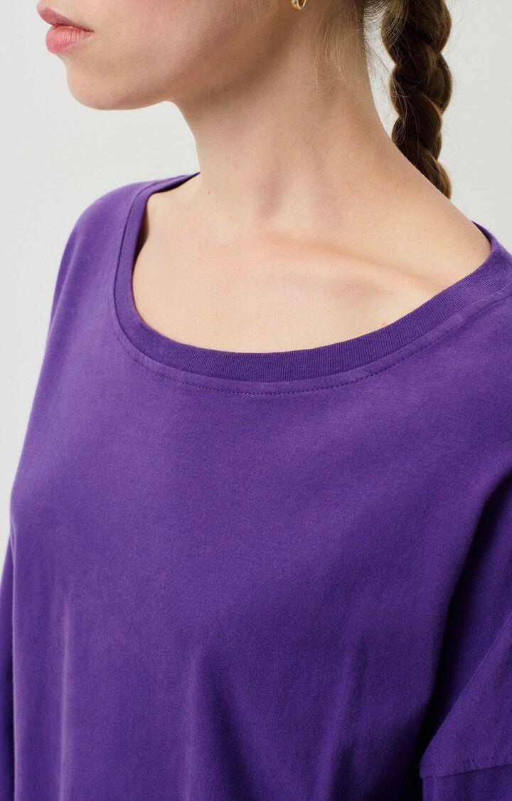 American Vintage T-shirt Femme Vupaville - AUBERGINE 52 Manches Longues Violet - H24