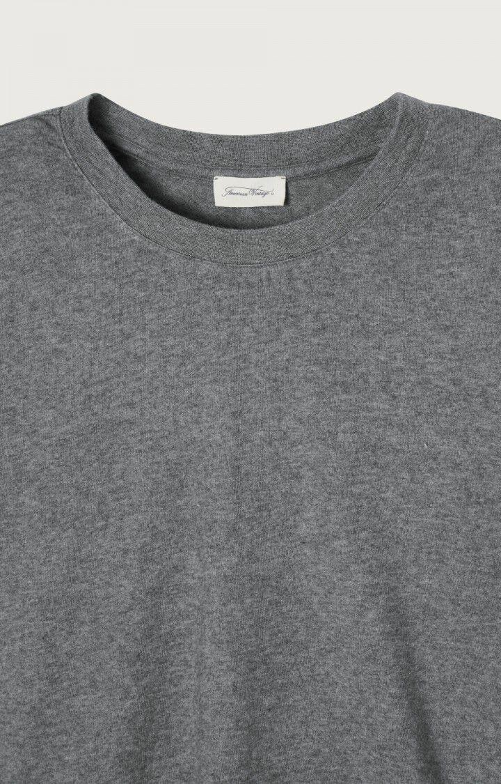 American Vintage T-shirt Femme Ypawood - ANTHRACITE CHINE Manches Courtes Gris - E23B