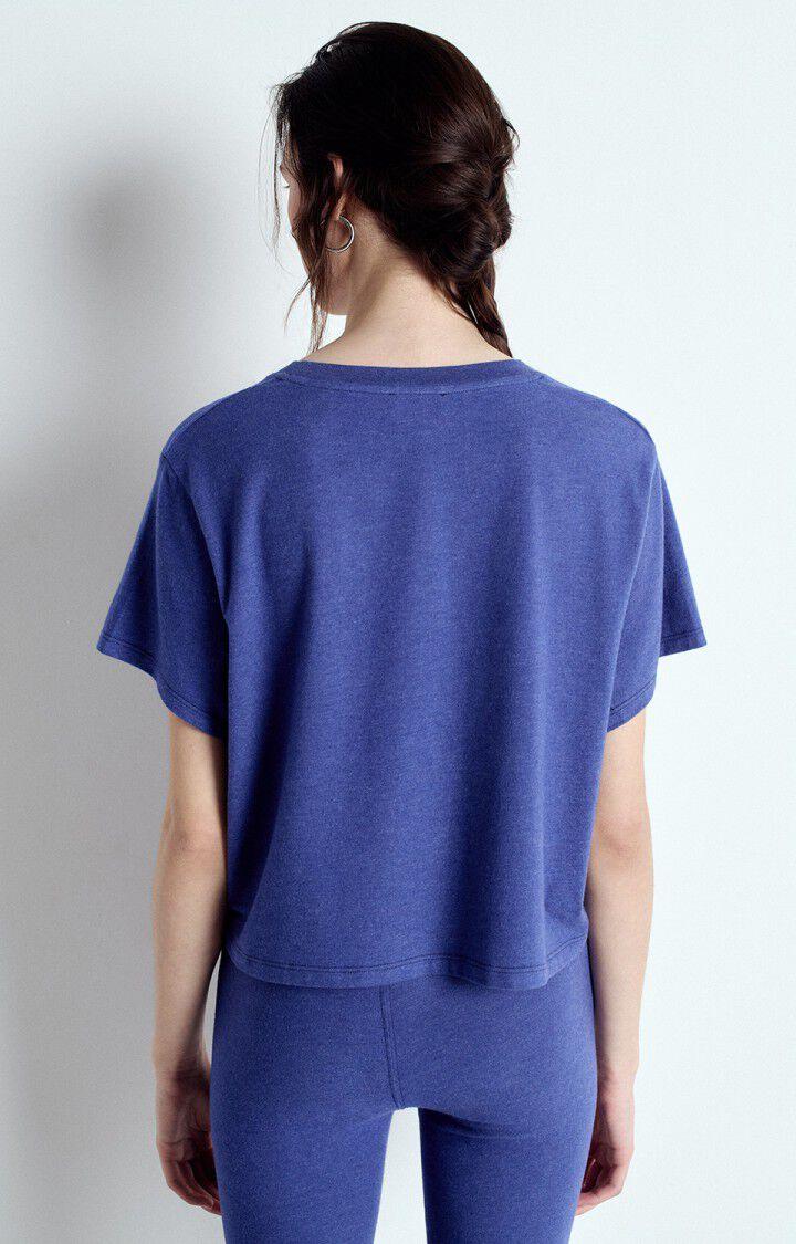 American Vintage T-shirt Femme Ypawood - MURE CHINE 18 Manches Courtes Violet - E25