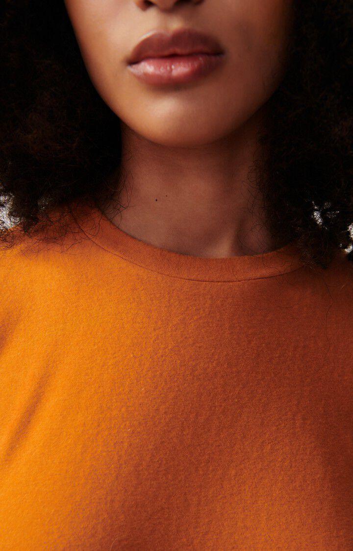 American Vintage T-shirt Femme Ypawood - POTIRON CHINE 16 Manches Courtes Orange - H23