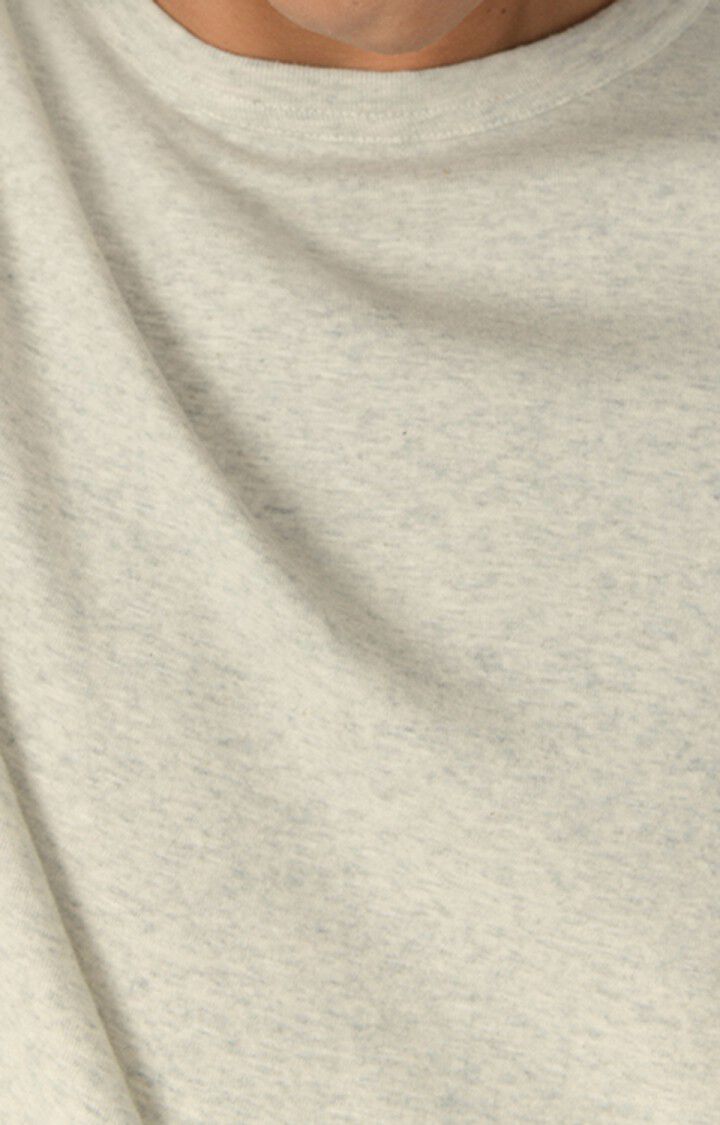 American Vintage T-shirt Homme Bozy - CREME CHINE 21 Manches Courtes Beige - E23