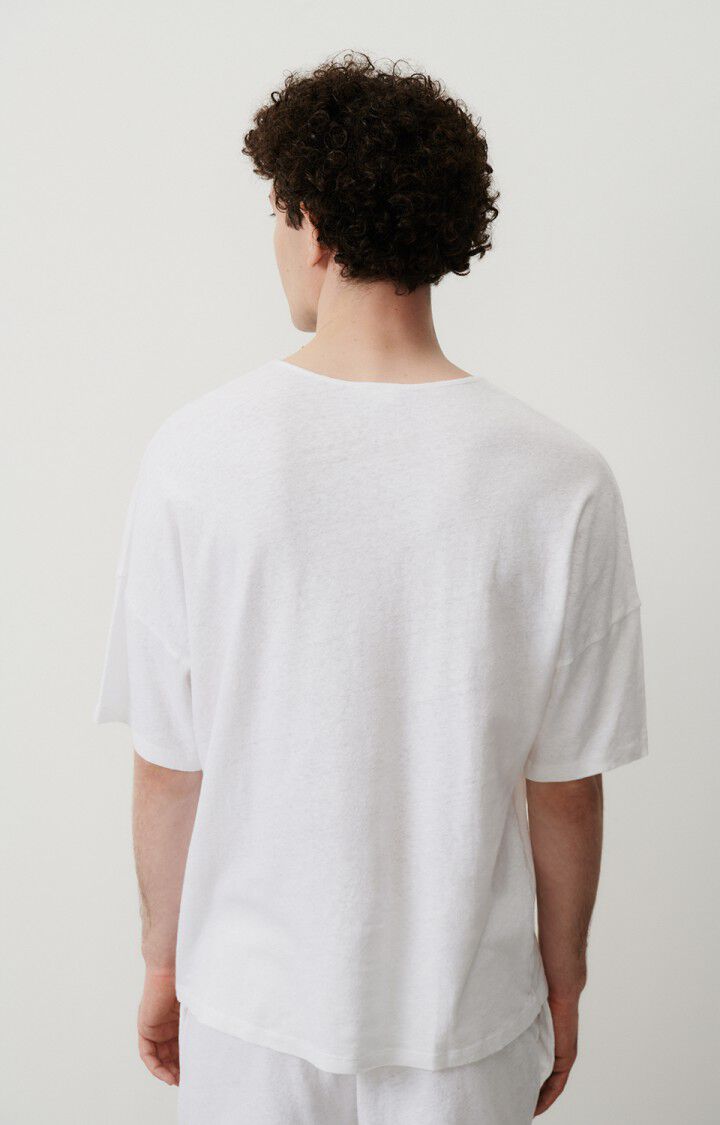 American Vintage T-shirt Homme Byptow - BLANC 16 Manches Courtes Blanc - E24