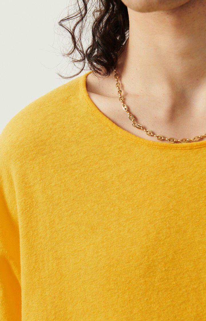 American Vintage T-shirt Homme Byptow - CANARI 16 Manches Courtes Jaune - E24