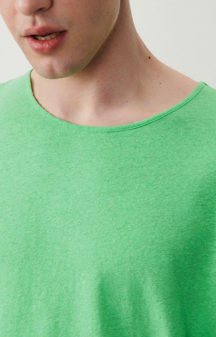 American Vintage T-shirt Homme Byptow - MENTHOL FLUO 16 Manches Courtes Vert - E24