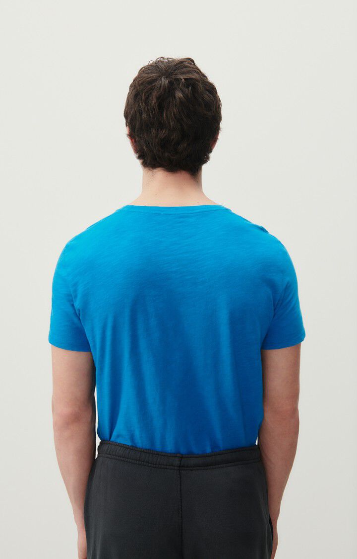American Vintage T-shirt Homme Bysapick - ATLANTIS 21 Manches Courtes Bleu - H23