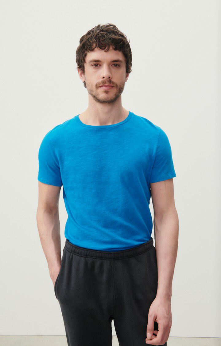 american vintage T-shirt homme Bysapick - ATLANTIS 21 Manches courtes Bleu - H23