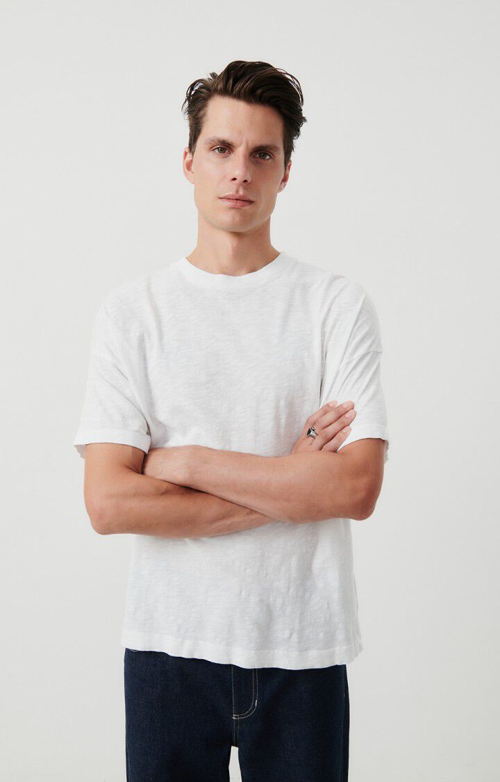 american vintage T-shirt homme Bysapick - BLANC 16 Manches courtes Blanc - H24