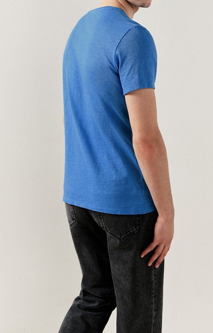 American Vintage T-shirt Homme Bysapick - BLEUET Bleu - E22
