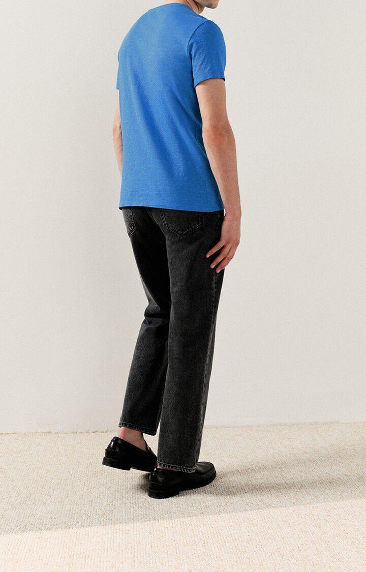 American Vintage T-shirt Homme Bysapick - BLEUET Bleu - E22