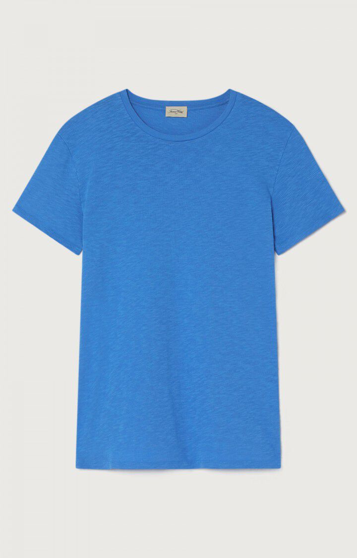 american vintage T-shirt homme Bysapick - BLEUET Manches courtes Bleu - E22B