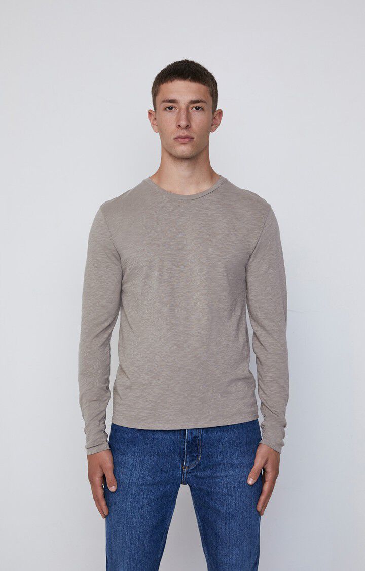 american vintage T-shirt homme Bysapick - BRUME Gris - H19