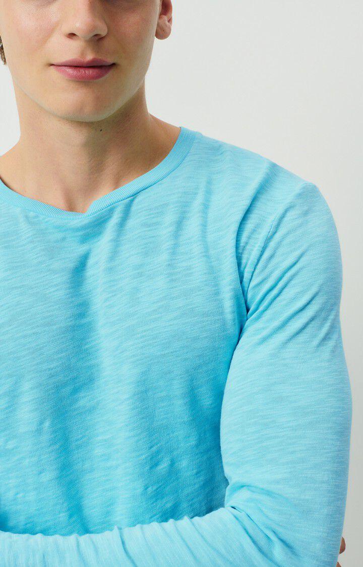 American Vintage T-shirt Homme Bysapick - CARAIBES 68 Manches Longues Bleu - H24