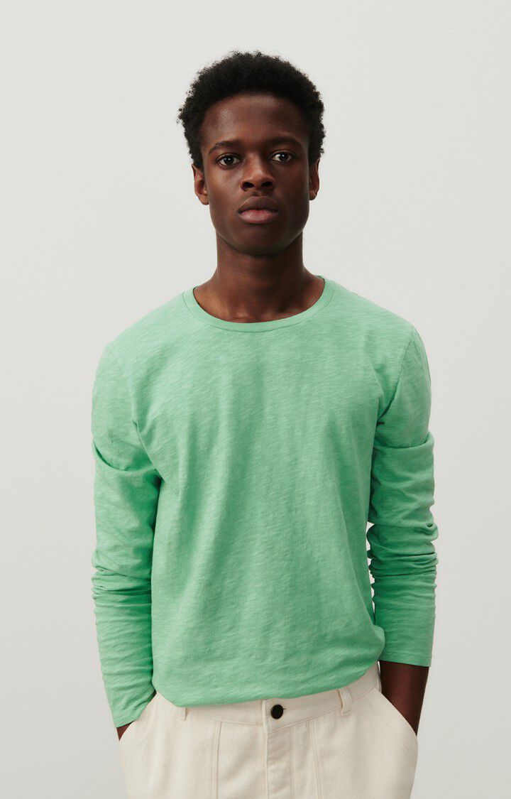 american vintage T-shirt homme Bysapick - CONCOMBRE 68 Manches longues Vert - E24