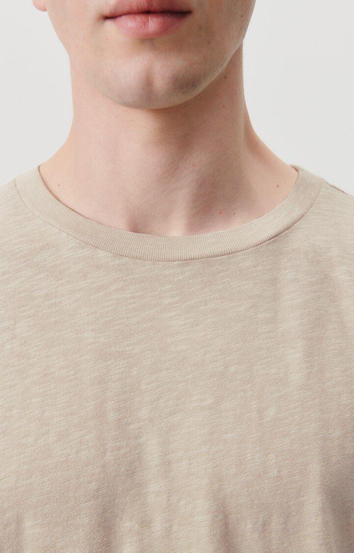 American Vintage T-shirt Homme Bysapick - CRAIE 16 Manches Courtes Beige - E24