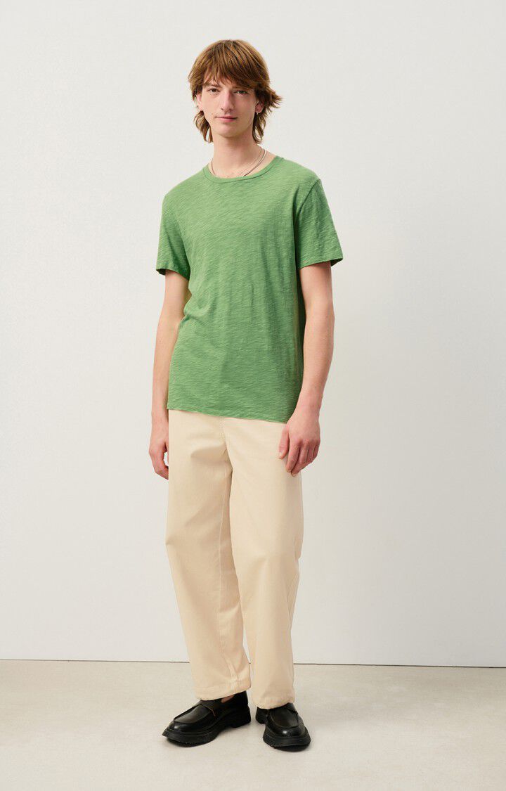 American Vintage T-shirt Homme Bysapick - ESTRAGON 21 Manches Courtes Vert - H24