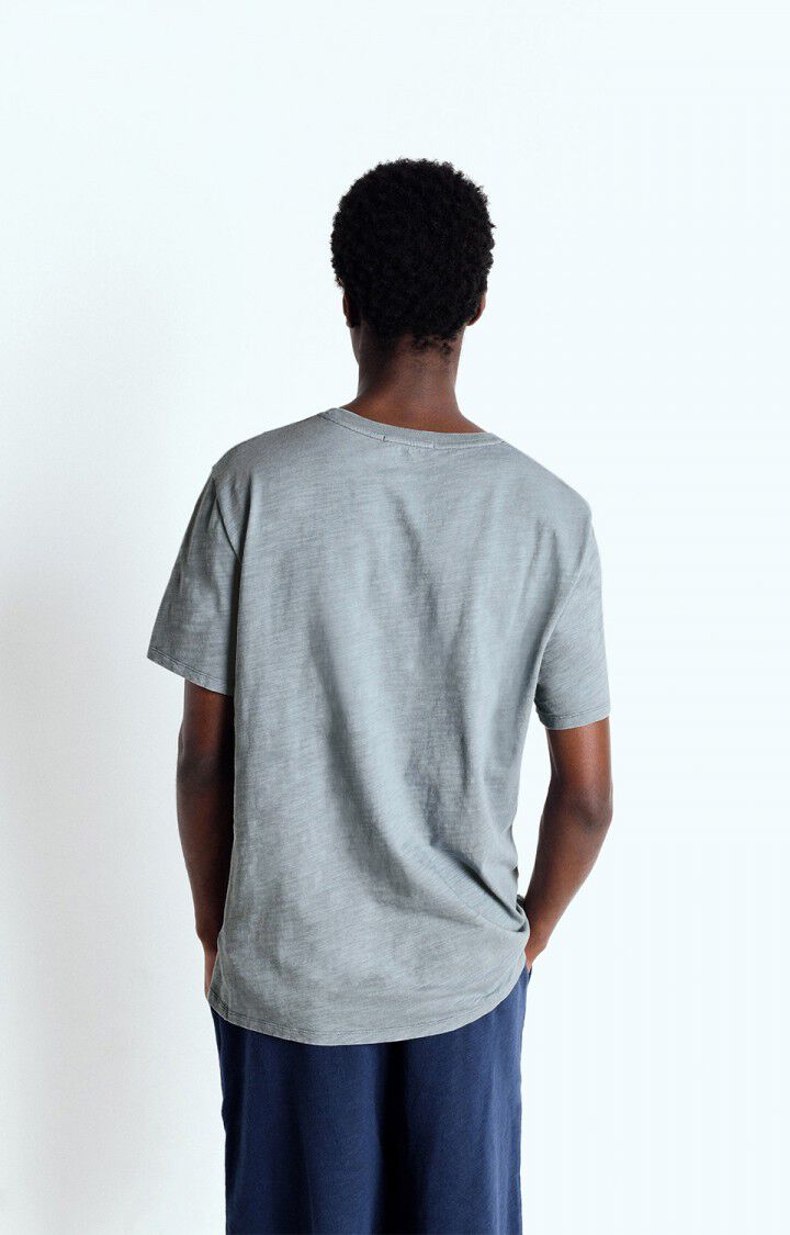American Vintage T-shirt Homme Bysapick - GRISAILLE 21 Manches Courtes Gris - E25