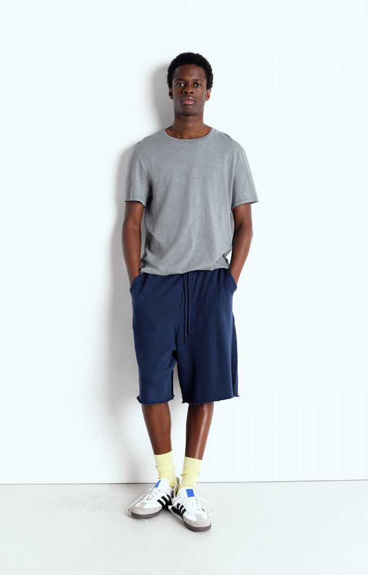 American Vintage T-shirt Homme Bysapick - GRISAILLE 21 Manches Courtes Gris - E25