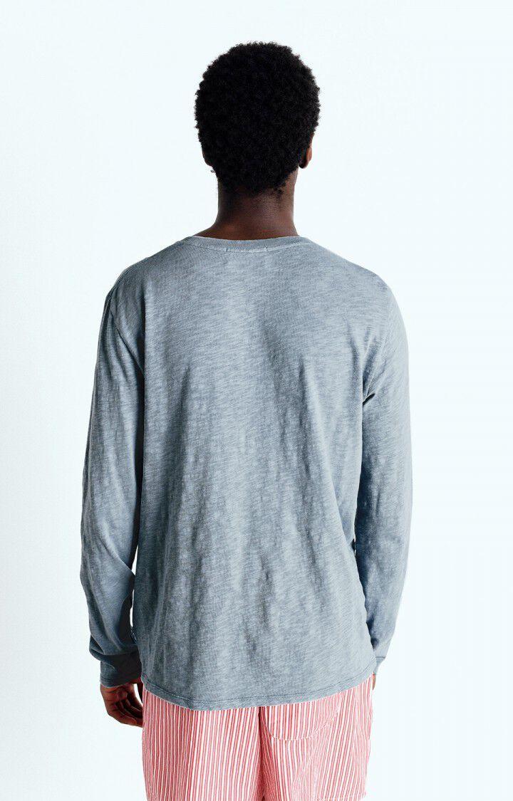 American Vintage T-shirt Homme Bysapick - GRISAILLE 68 Manches Longues Gris - E25