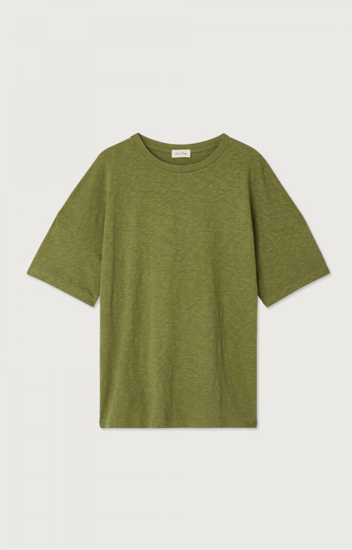 American Vintage T-shirt Homme Bysapick - HERBES DE PROVENCE 16 Manches Courtes Vert - E24