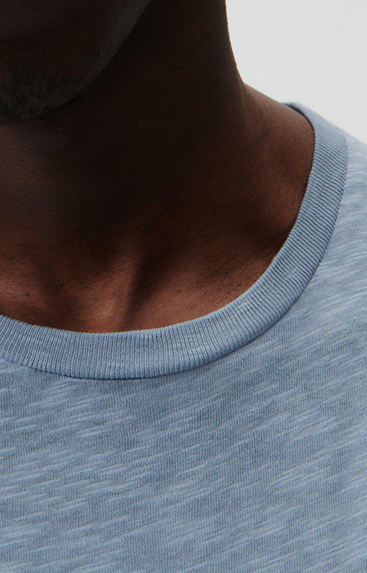 American Vintage T-shirt Homme Bysapick - HORIZON 20 Manches Courtes Bleu - E23