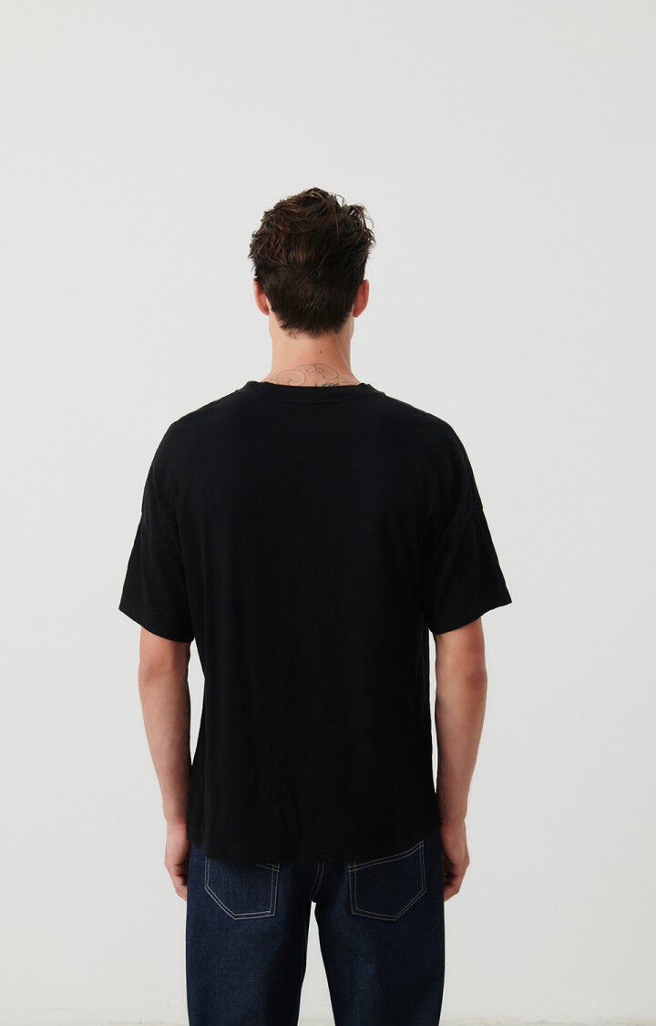 American Vintage T-shirt Homme Bysapick - NOIR 16 Manches Courtes Noir - H24