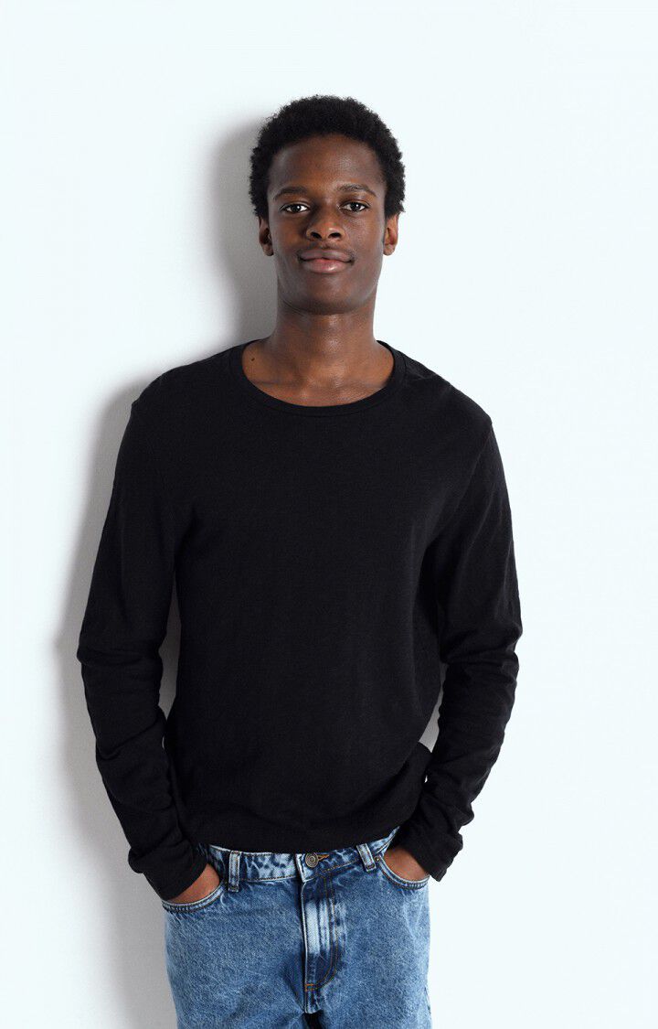 american vintage T-shirt homme Bysapick - NOIR 68 Manches longues Noir - E25