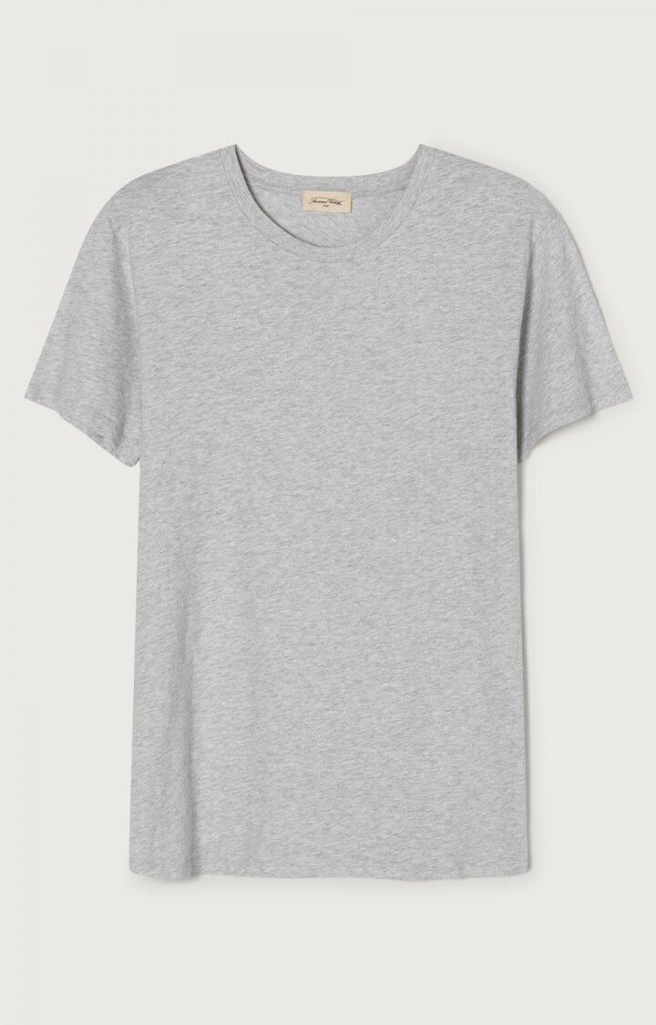 American Vintage T-shirt Homme Bysapick - POLAIRE CHINE 21 Manches Courtes Gris - E25