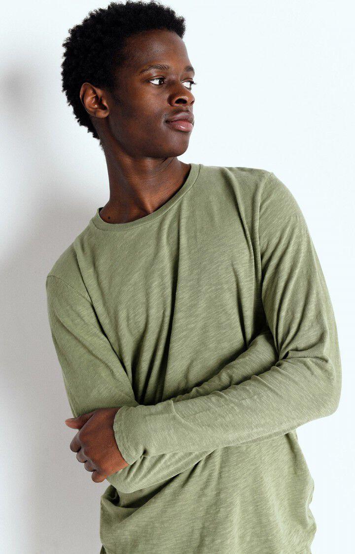 american vintage T-shirt homme Bysapick - RIVE 68 Manches longues Vert - E25