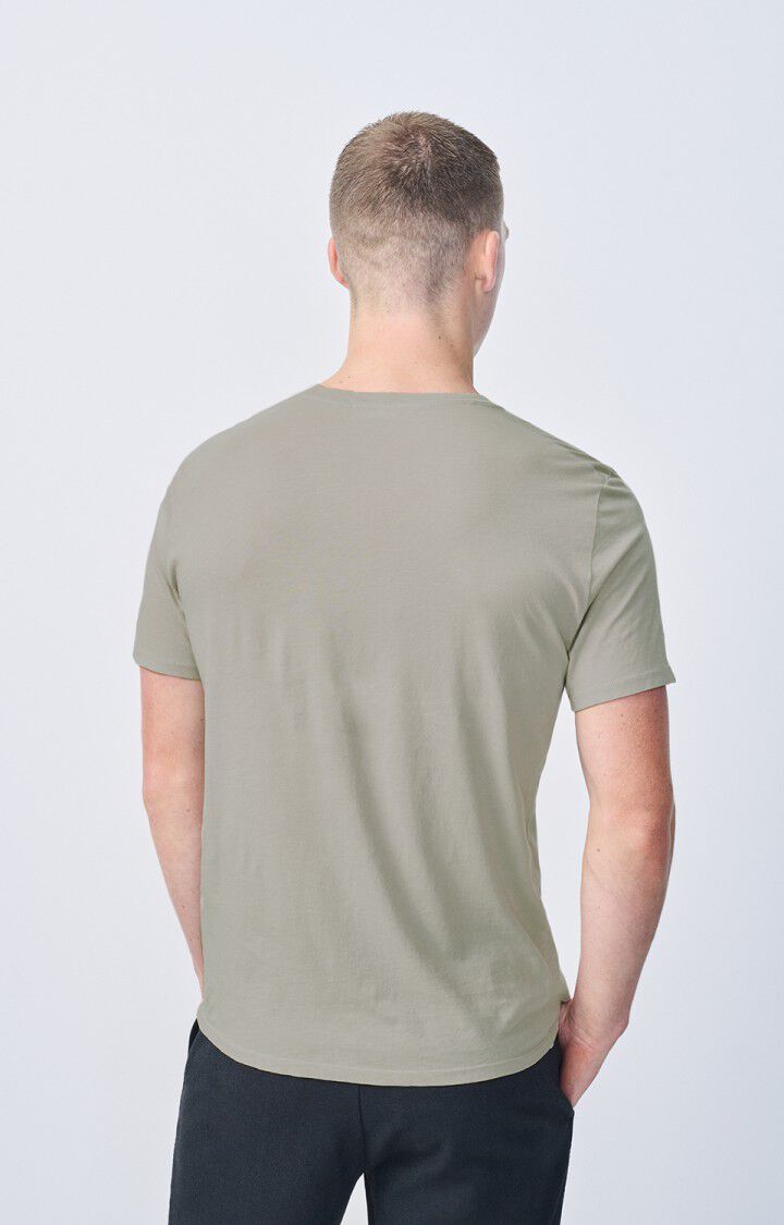 American Vintage T-shirt Homme Decatur - ARGENT 21 Manches Courtes Gris - H24