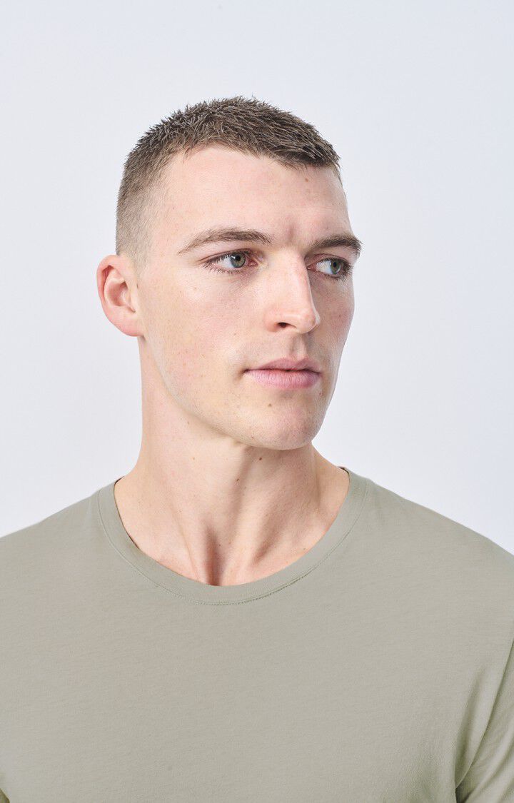 American Vintage T-shirt Homme Decatur - ARGENT 21 Manches Courtes Gris - H24