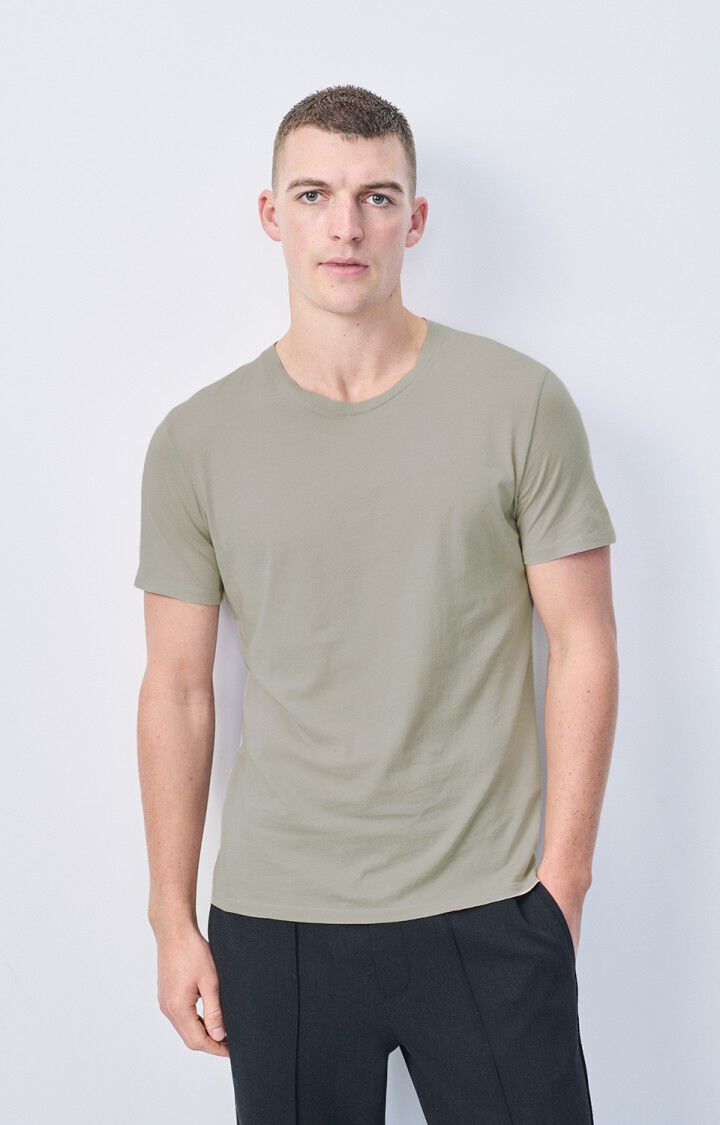 american vintage T-shirt homme Decatur - ARGENT 21 Manches courtes Gris - H24