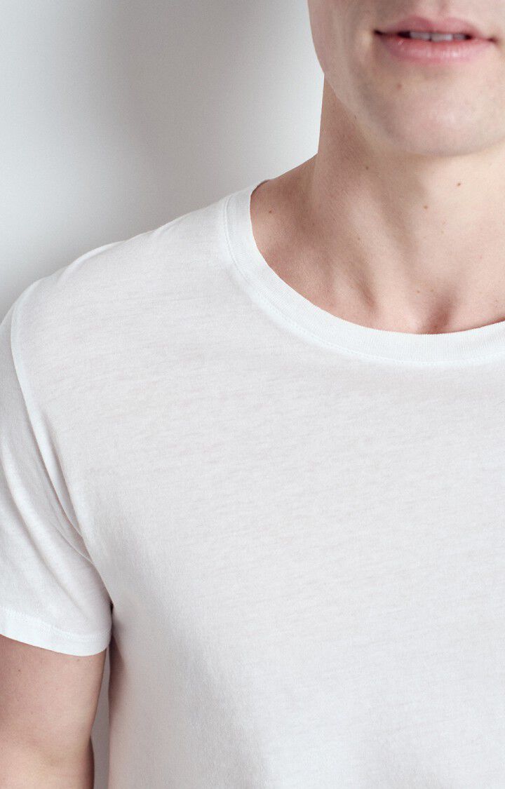 American Vintage T-shirt Homme Decatur - BLANC 21 Manches Courtes Blanc - E25
