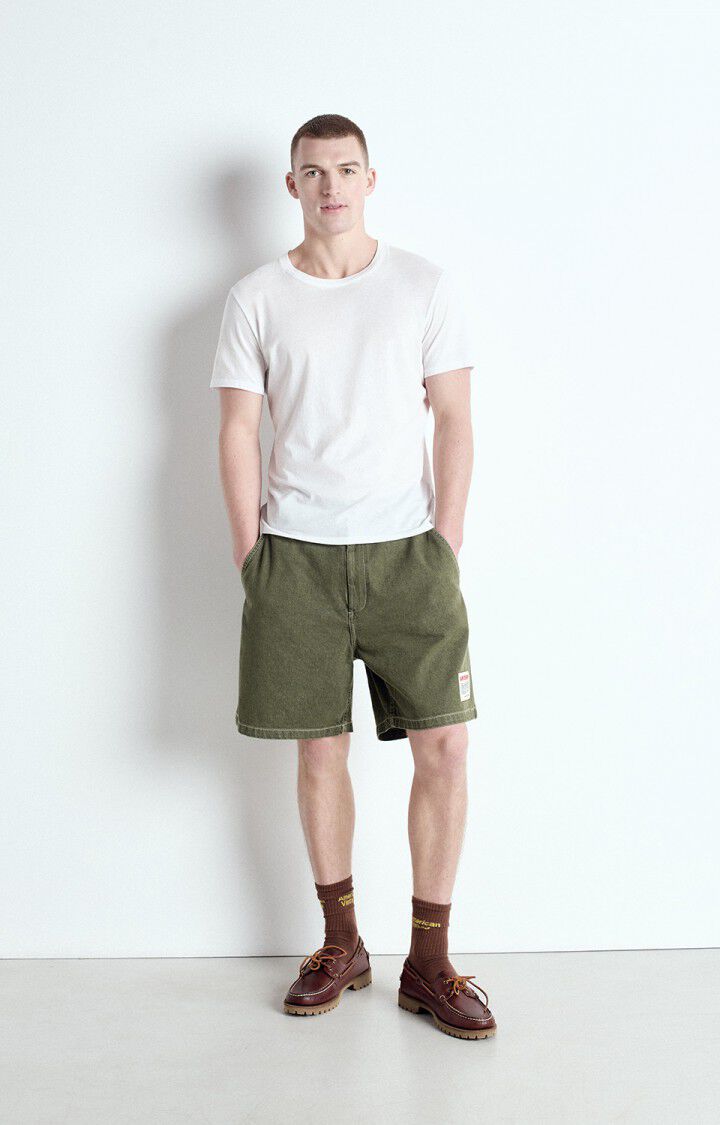 American Vintage T-shirt Homme Decatur - BLANC 21 Manches Courtes Blanc - E25