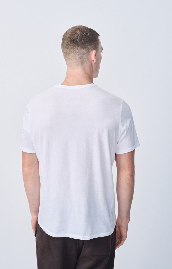 American Vintage T-shirt Homme Decatur - BLANC 23 Manches Courtes Blanc - E25