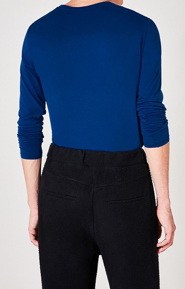 American Vintage T-shirt Homme Decatur - BLEU ELECTRIQUE Bleu - H20